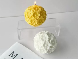 Molde silicona esfera de hortensia